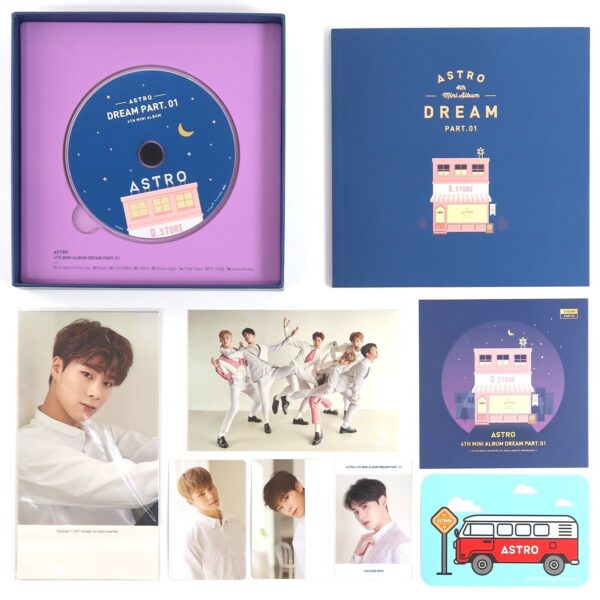 10-7893.jpg Astro - Dream Part. 01 Night Version CD Album + PC + Moonbin Pre-Order Standee