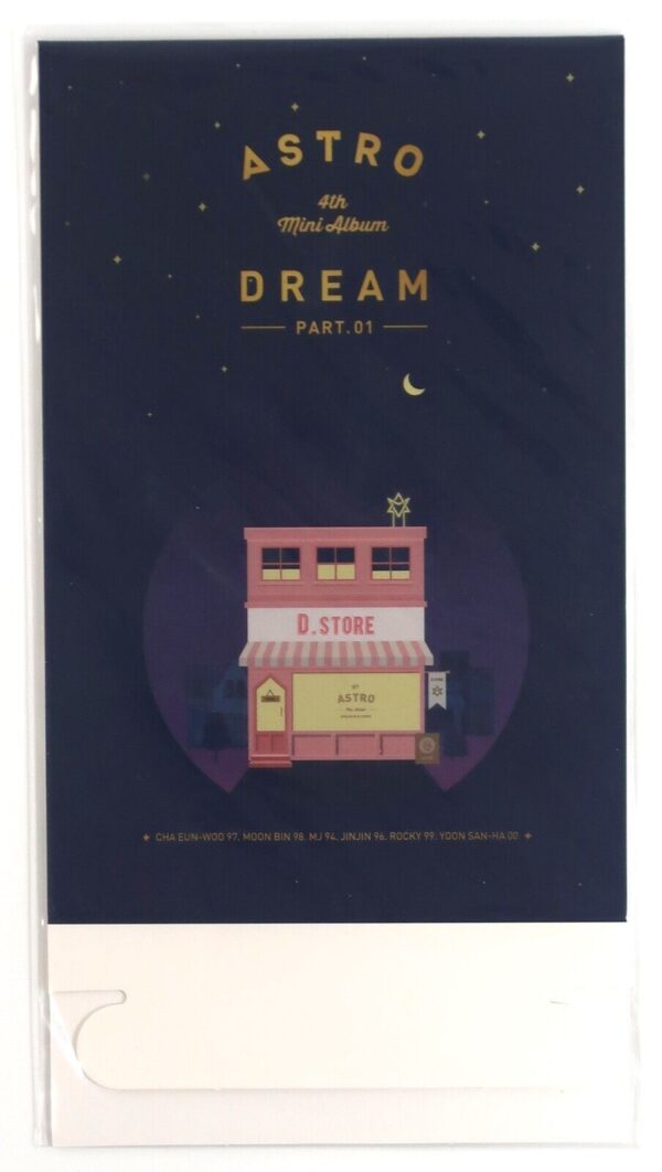 10-7895.jpg Astro - Dream Part. 01 Night Version CD Album + PC + Moonbin Pre-Order Standee