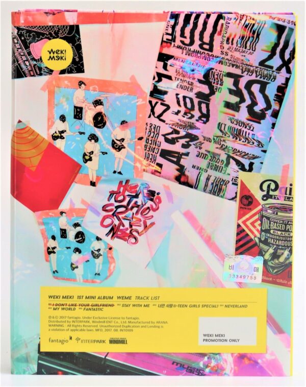 Weki Meki - Weme Signed Autographed CD 1st Mini Album K-Pop 2017