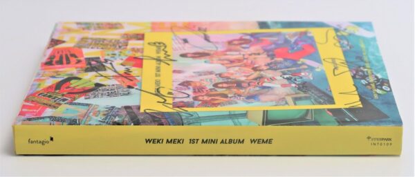 Weki Meki - Weme Signed Autographed CD 1st Mini Album K-Pop 2017