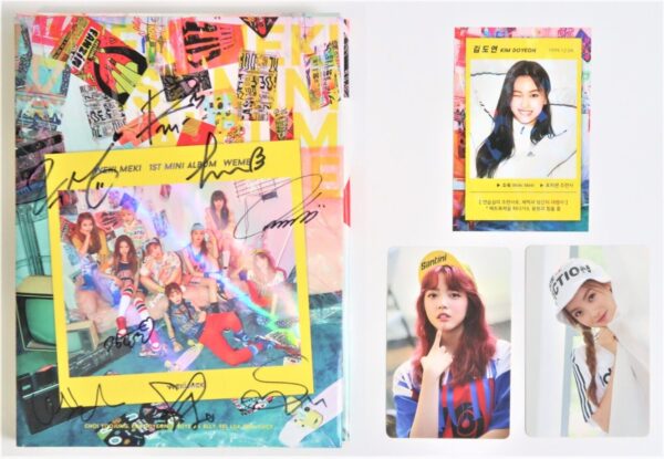 Weki Meki - Weme Signed Autographed CD 1st Mini Album K-Pop 2017
