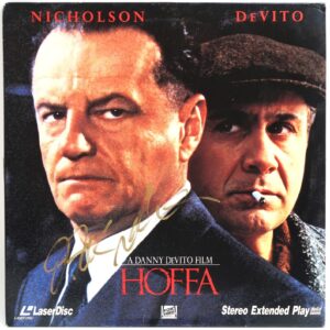 Hoffa (1992) Jack Nicholson Signed Laserdisc LD Sleeve Only Autograph