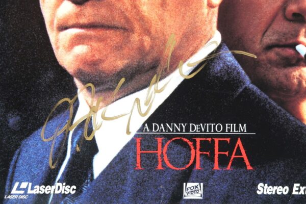 Hoffa (1992) Jack Nicholson Signed Laserdisc LD Sleeve Only Autograph