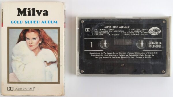 Milva - Nessuno Di Voi Gold Super Album Korean Cassette Tape Korea