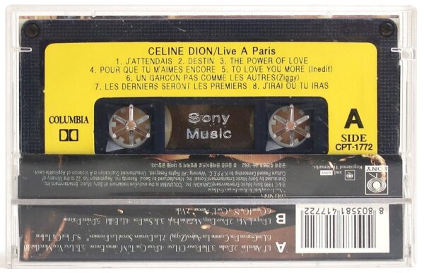 10-866.jpg Celine Dion - Live A Paris Korean Cassette Tape Album Korea