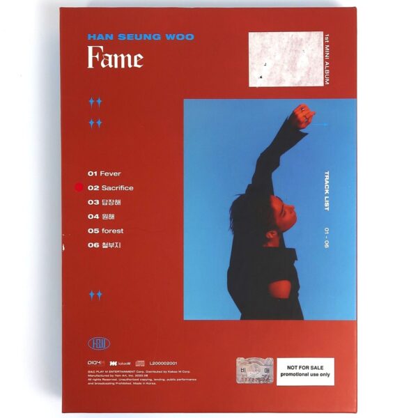 10-9133.jpg Han Seung Woo - Fame Signed Autographed 1st Mini Album Promo CD 2020 Victon