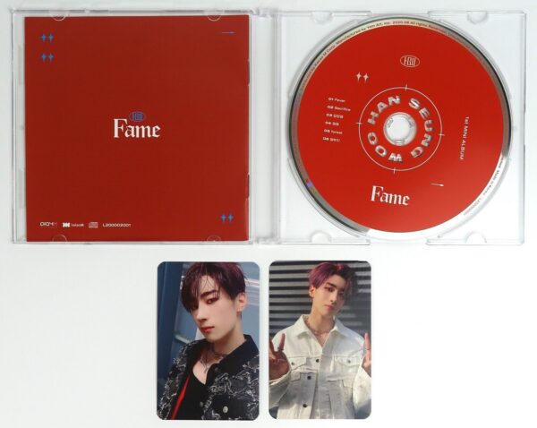 10-9136.jpg Han Seung Woo - Fame Signed Autographed 1st Mini Album Promo CD 2020 Victon