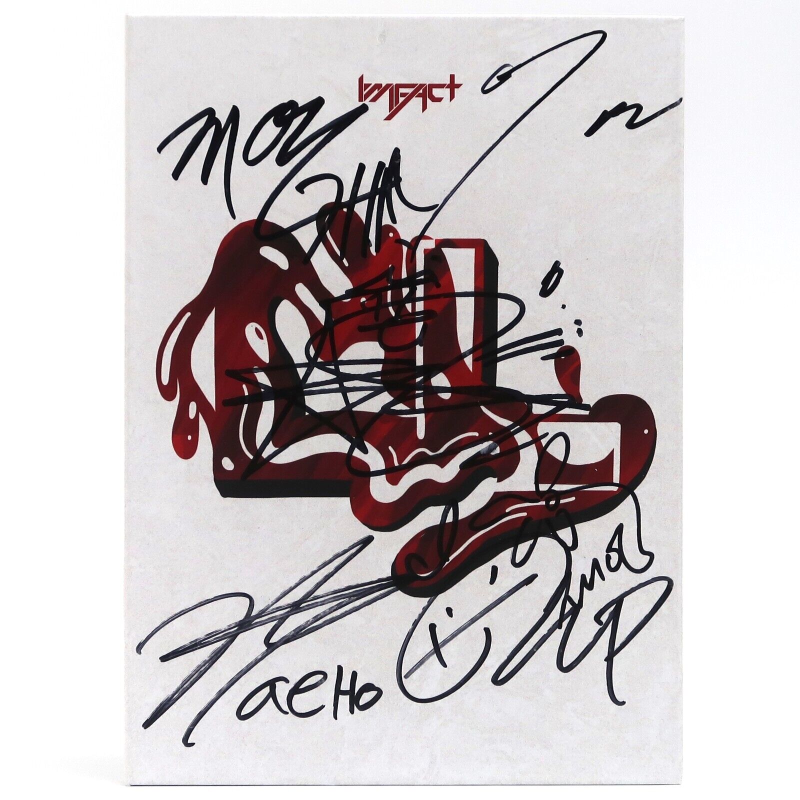 10-9161.jpg Imfact - L.L Signed Autographed Single Album Promo CD + Message 2020 K-Pop