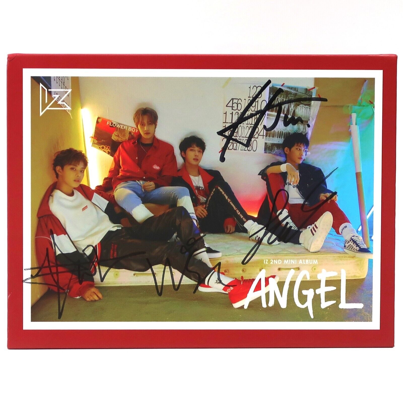 10-9251.jpg IZ - Angel Signed Autographed CD 2nd Mini Album Promo K-pop 2018