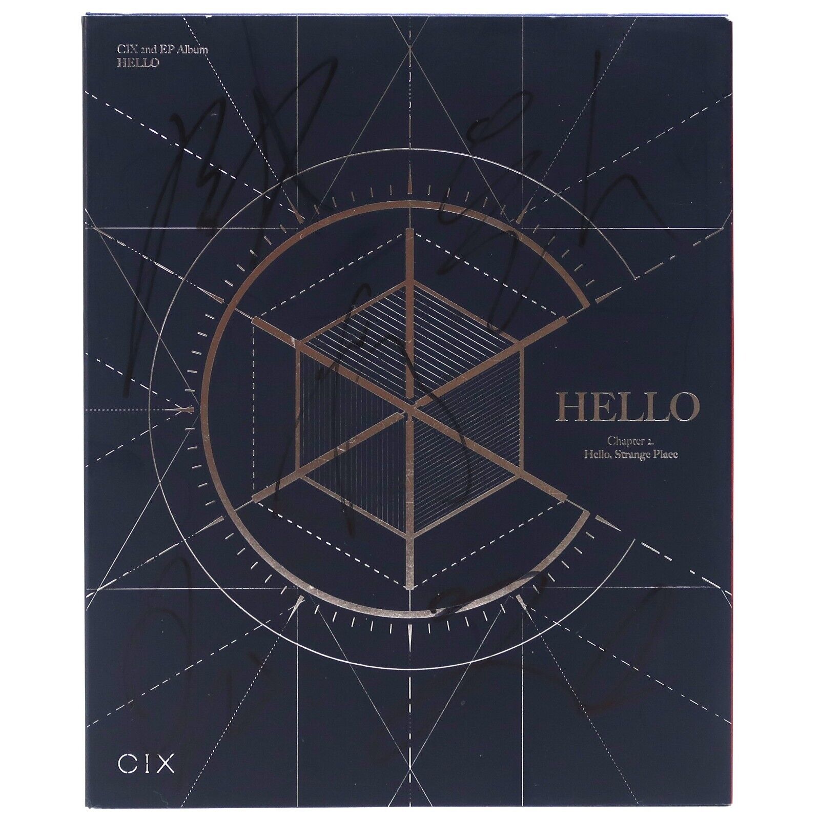 10-9490.jpg CIX - Hello Chapter 2 Hello Strange Place Signed Autographed Promo CD Album 2019