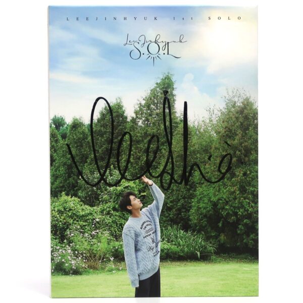 10-986.jpg Lee Jin Hyuk - S.O.L Signed Autographed CD Mini Album Promo K-pop 2019