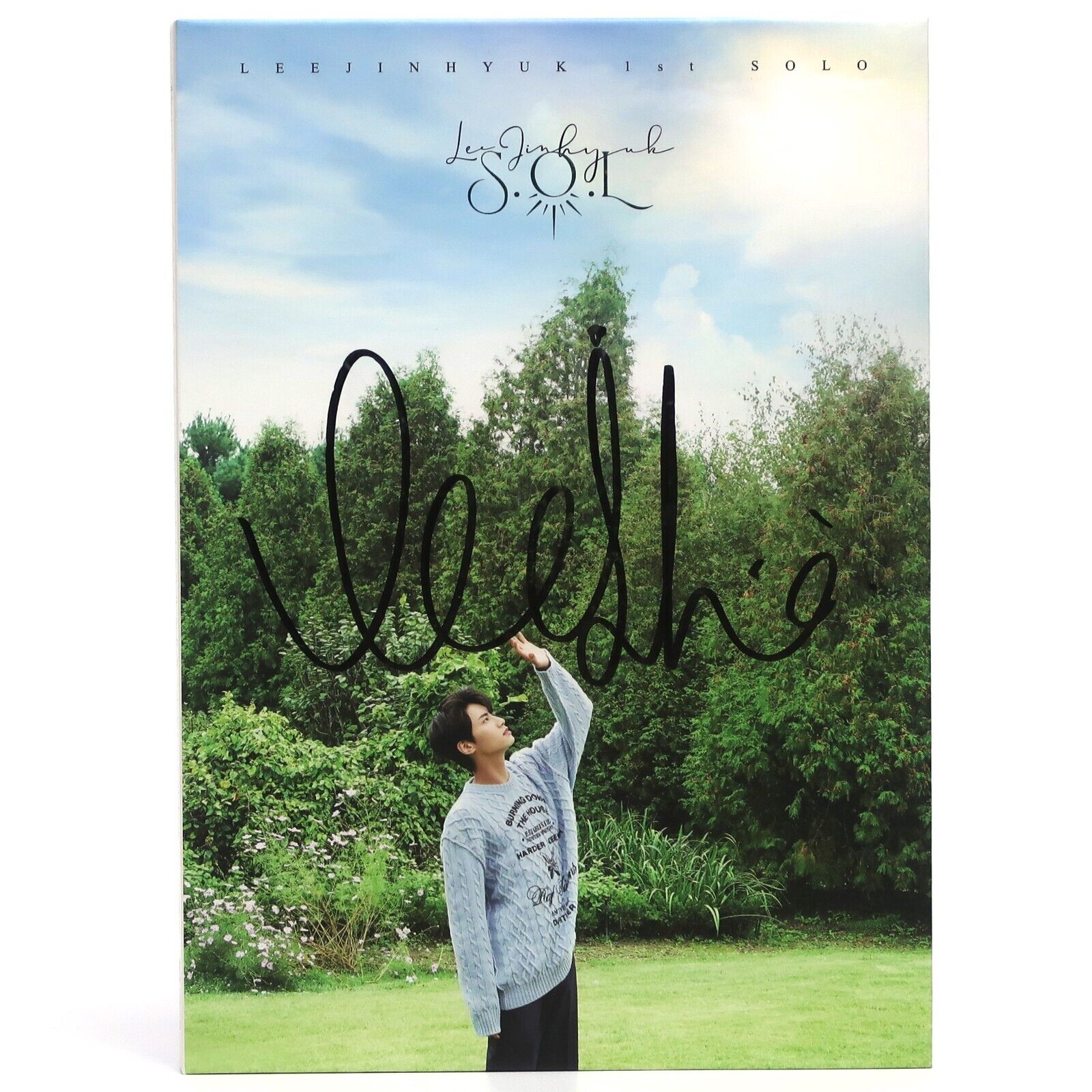 10-986.jpg Lee Jin Hyuk - S.O.L Signed Autographed CD Mini Album Promo K-pop 2019