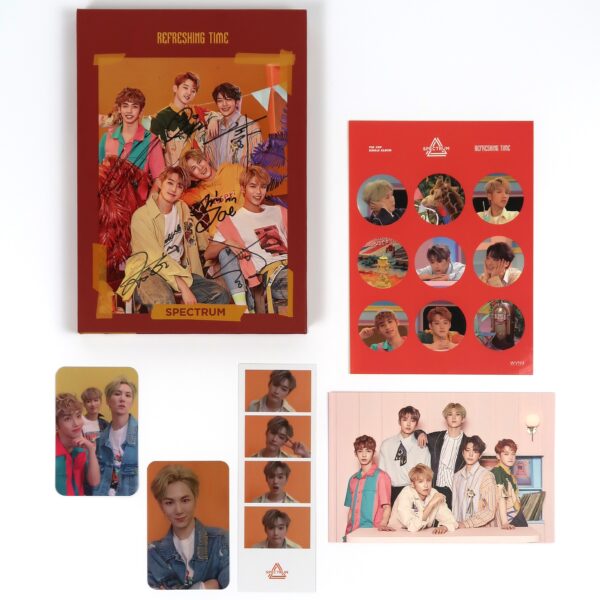 img_4477 Spectrum - Refreshing Time 3rd Single Album Signed Autographed Promo CD 2019