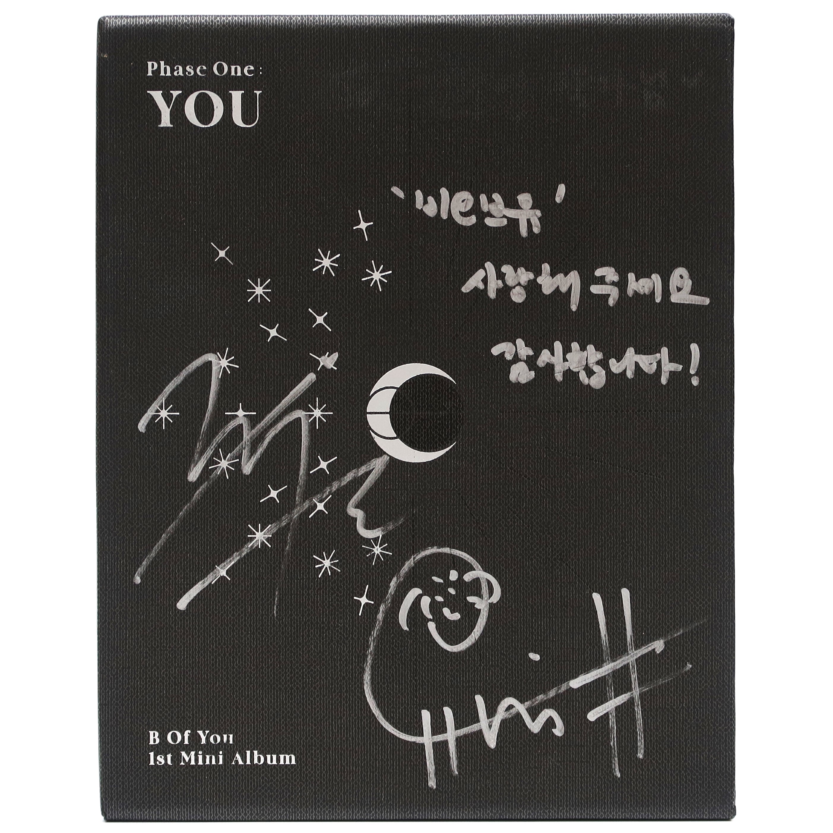 B.O.Y - Phase One: You [6PM Ver.] 1st Mini Album Signed CD Promo B Of You 2020