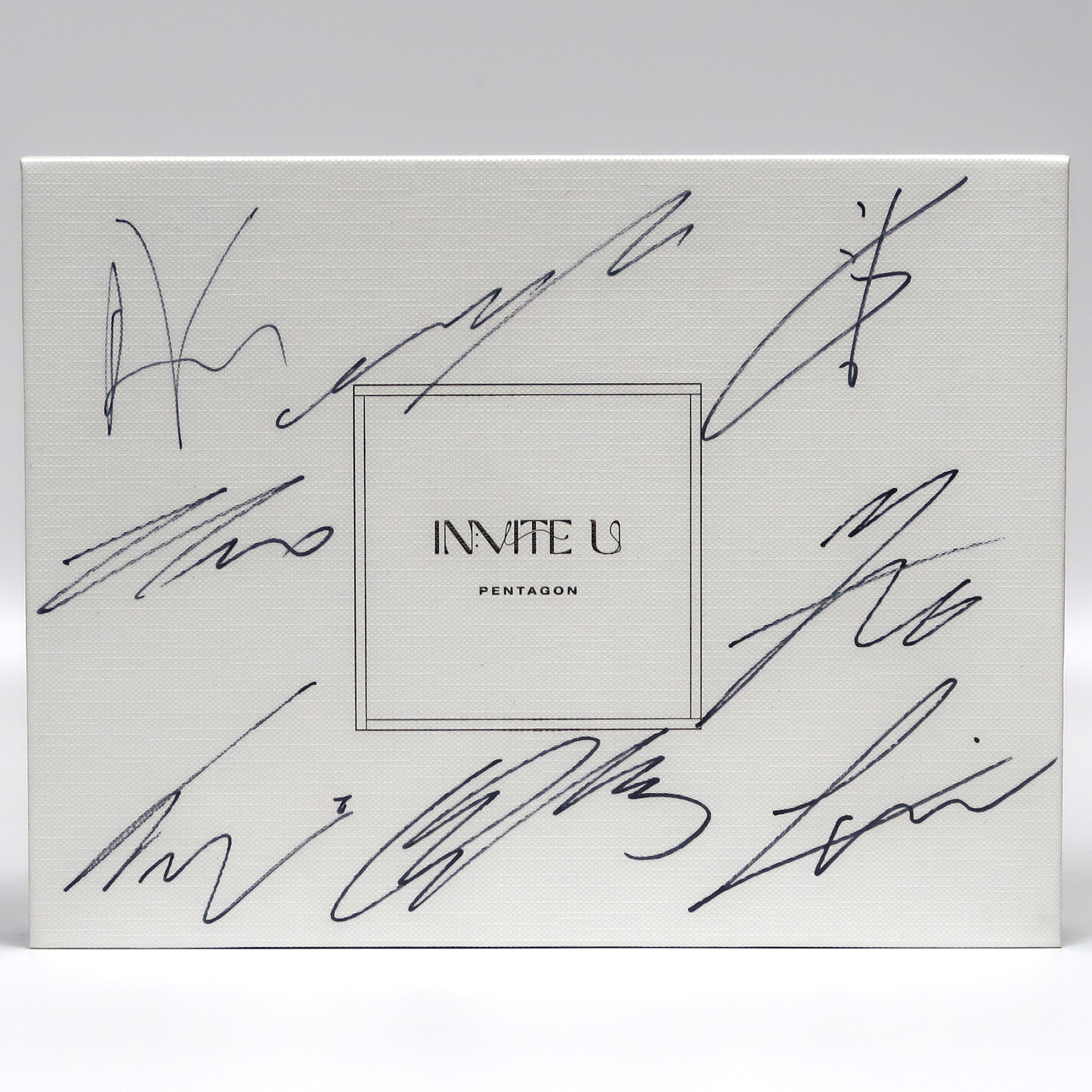 img_4742 Pentagon - IN:VITE U Signed Autographed + Message CD Album Promo K-Pop 2022