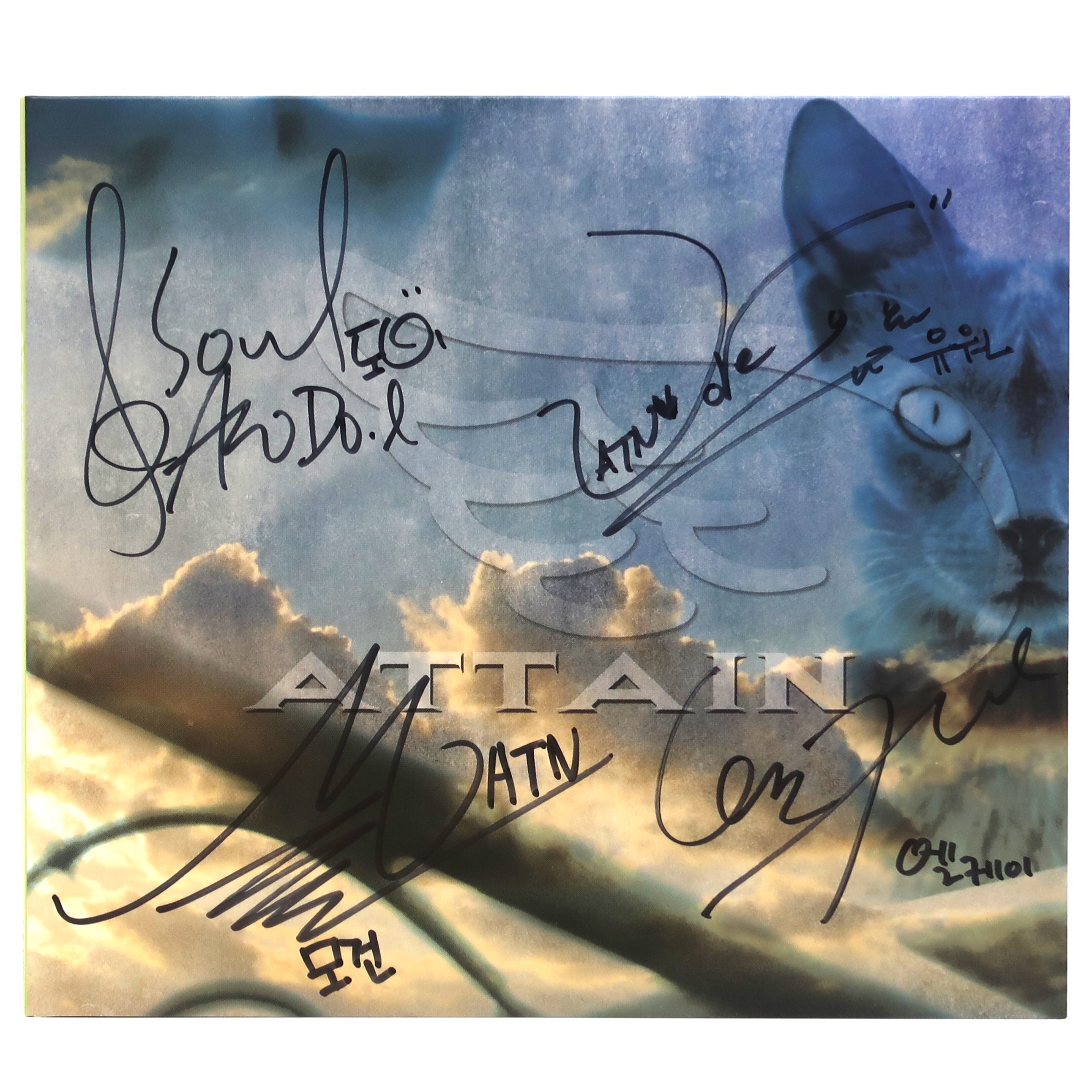 img_4957 Attain - Because Of You Signed Autographed CD Single Album Promo K-Pop 2010