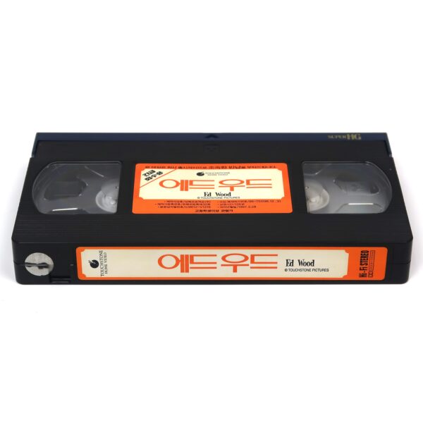 Ed Wood (1994) Korean VHS [NTSC] Korea Tim Burton Johnny Depp