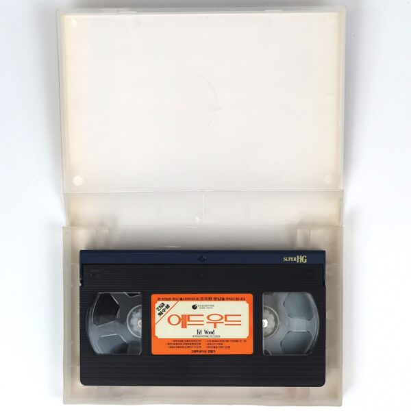 Ed Wood (1994) Korean VHS [NTSC] Korea Tim Burton Johnny Depp