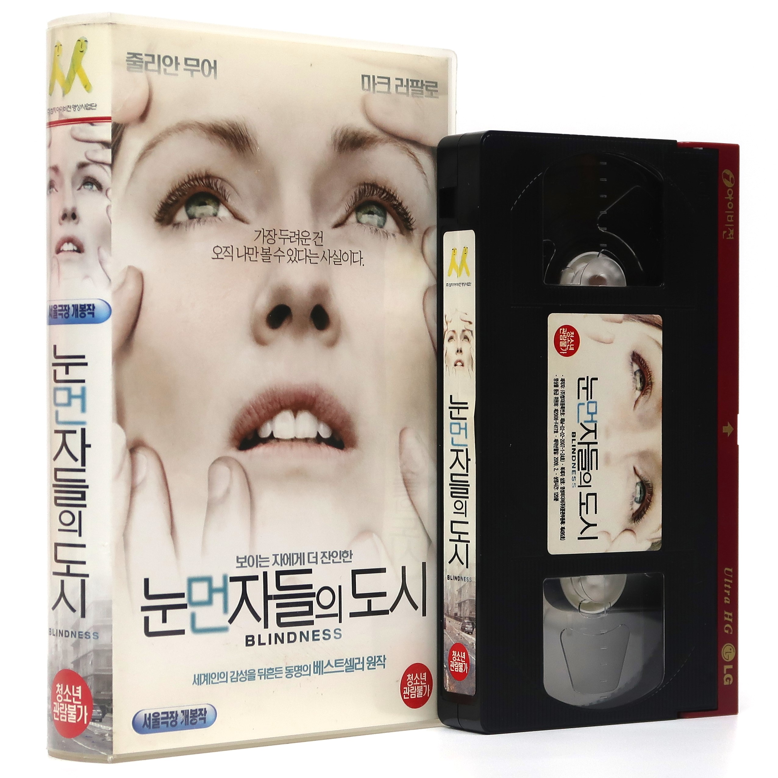 Blindness (2008) Korean Late VHS Video Rental [NTSC] Korea Julianne Moore