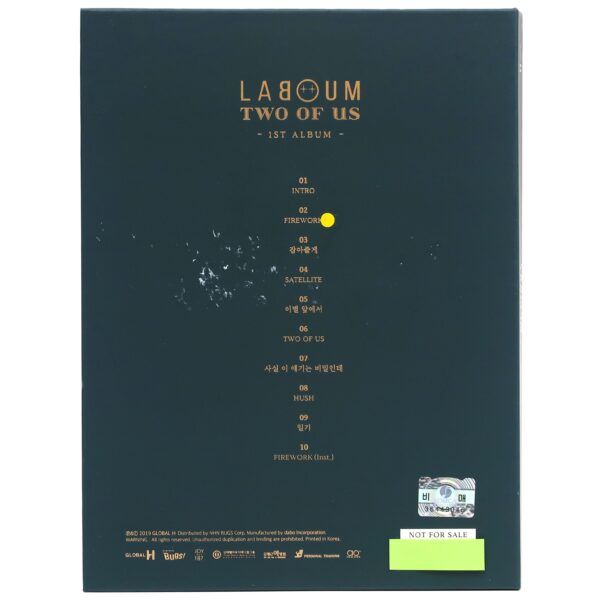 IMG_5707 Laboum - Two Of Us Signed Autographed CD Album Promo K-Pop 2019