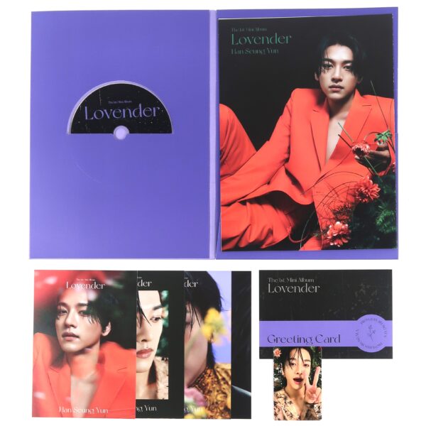 IMG_5791 Han Seung Yun - Lovender Signed Autographed CD Album Promo K-Pop Lunafly D82
