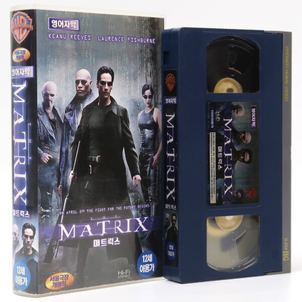 The Matrix (1999) English Subtitles Korean VHS Video Tape [NTSC] Korea