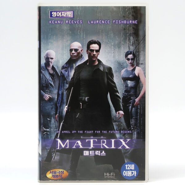 The Matrix (1999) English Subtitles Korean VHS Video Tape [NTSC] Korea