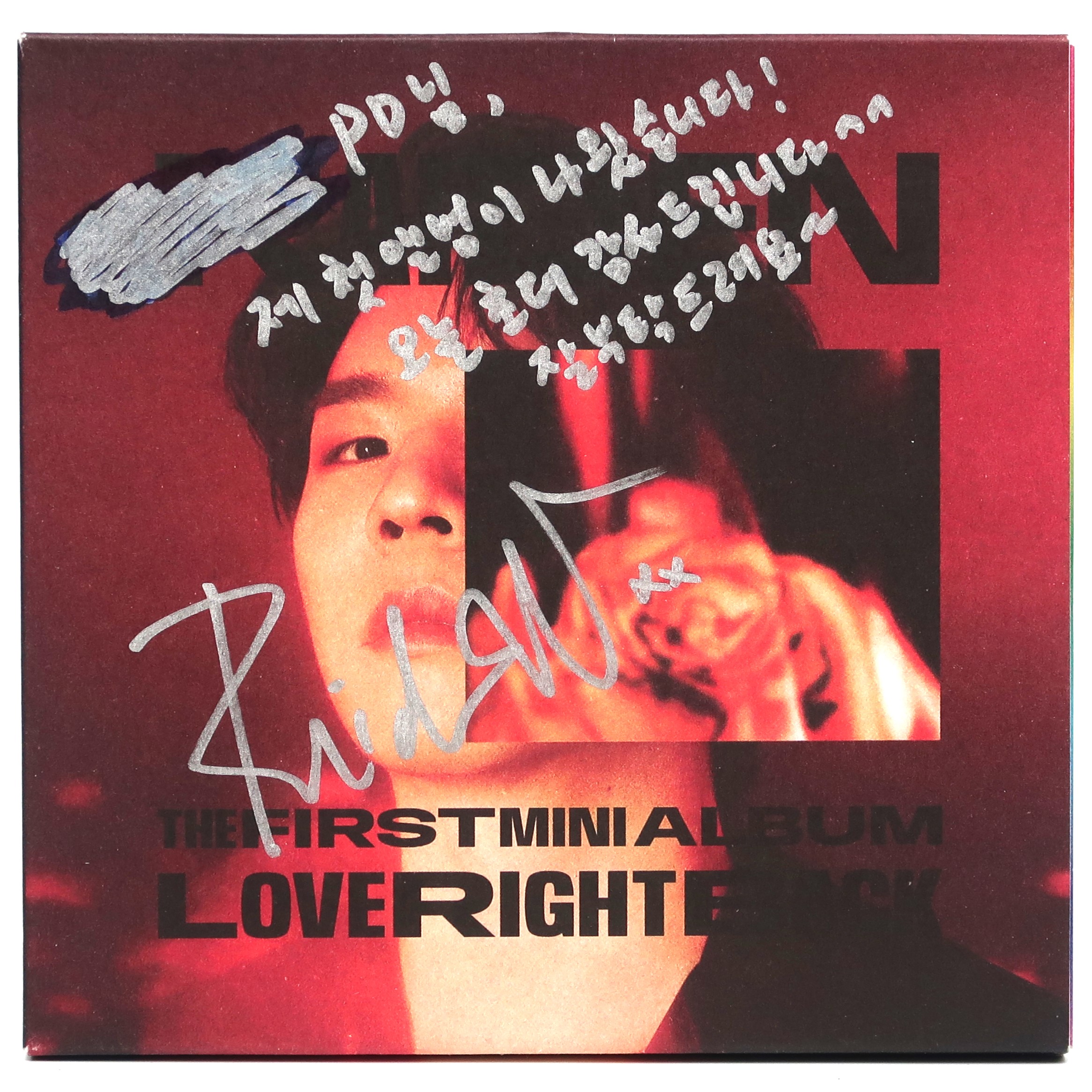 IMG_6136 Raiden - Love Right Back Signed Autographed CD Album Promo K-Pop 2021