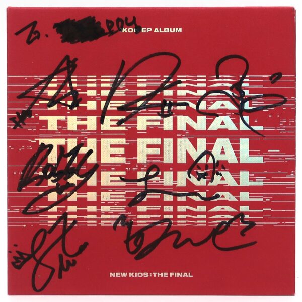 IMG_6158 Ikon - New Kids: The Final Signed Autographed CD Album Promo K-Pop 2018