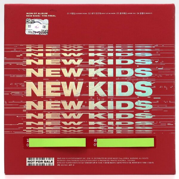 IMG_6159 Ikon - New Kids: The Final Signed Autographed CD Album Promo K-Pop 2018