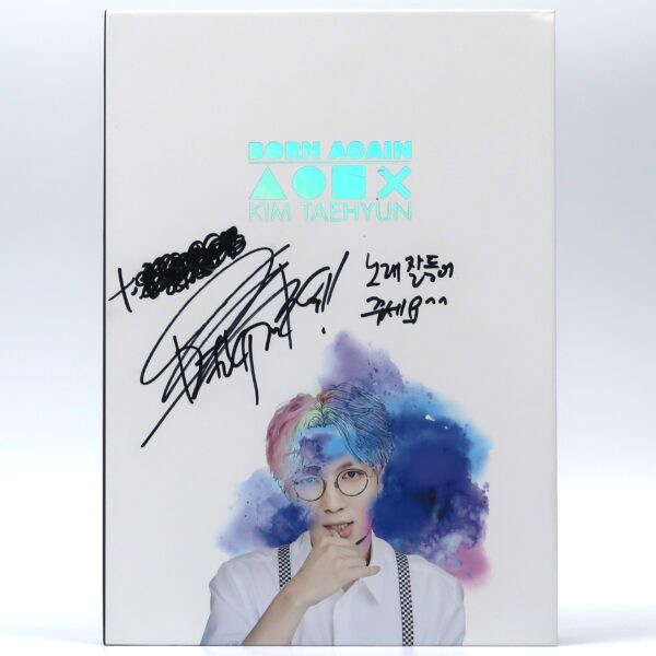 IMG_6202 Kim Taehyun - Born Again Signed Autographed CD Album Promo K-Pop 2016 Dickpunks
