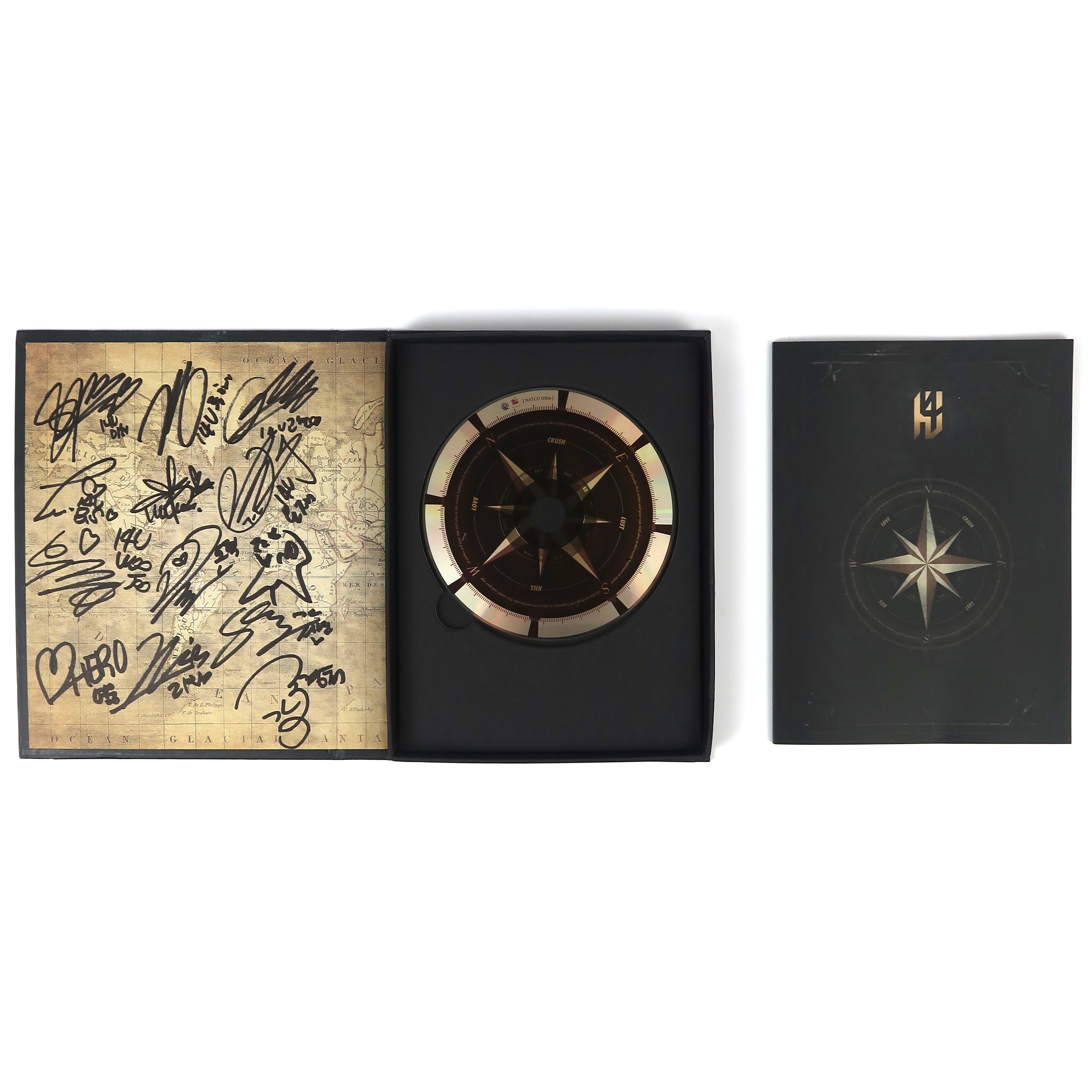 IMG_6211 14U - Compass Signed Autographed CD Single Album Promo K-Pop 2018