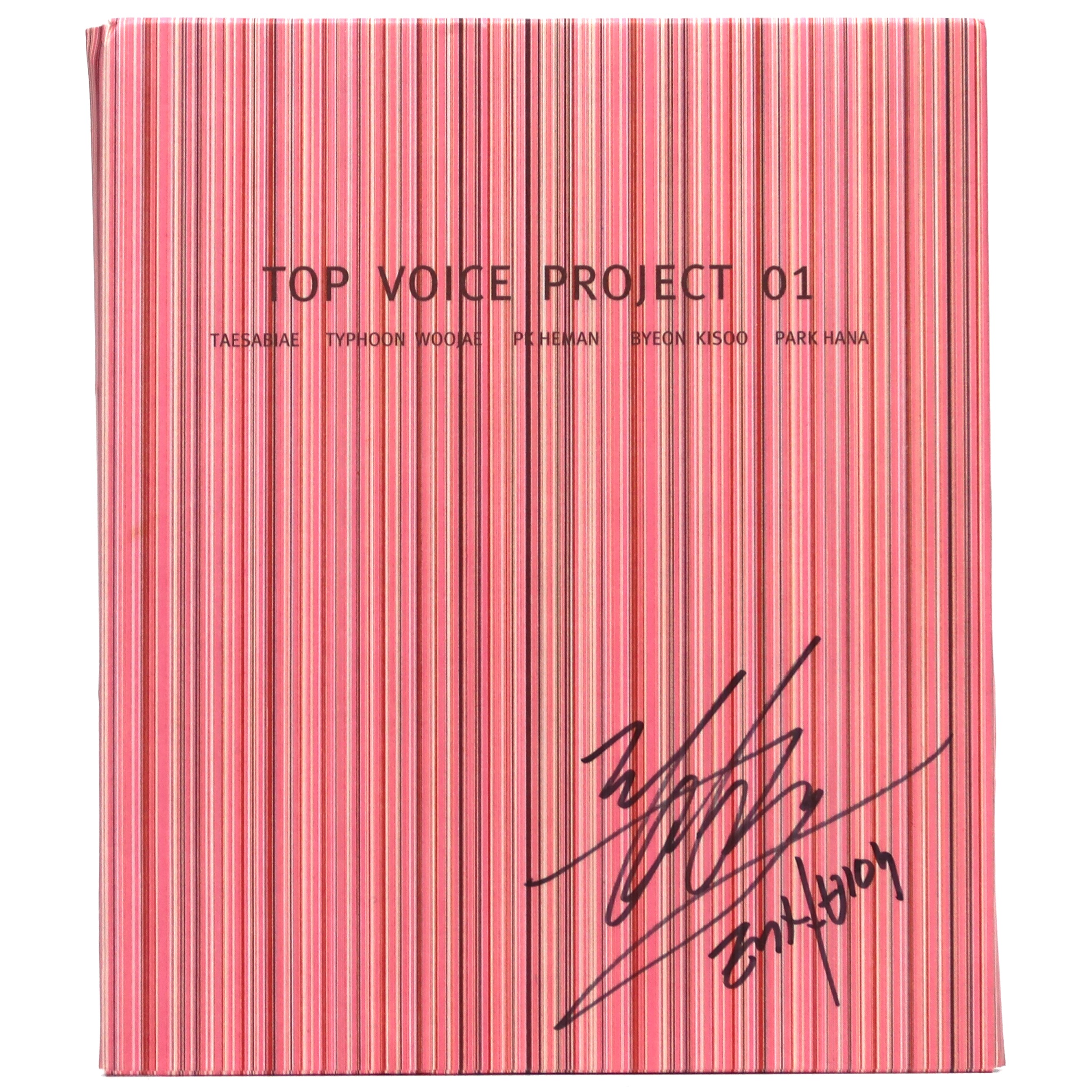IMG_6230 Top Voice Project 01 Taesabiae Signed Autographed CD Album K-Pop