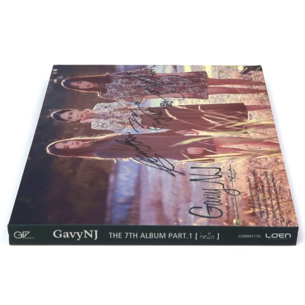 Gavy NJ - Hello Signed Autographed CD Album Promo K-Pop 2015