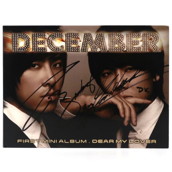 IMG_6639 December - Dear My Lover Signed Autographed CD Album Promo K-Pop Ballad 2009