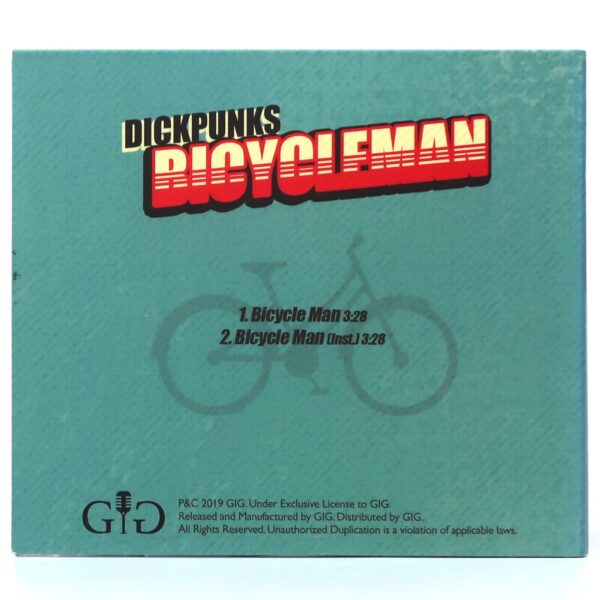Dickpunks - Bicycle Man Signed Autographed CD Album Promo K-Pop 2019