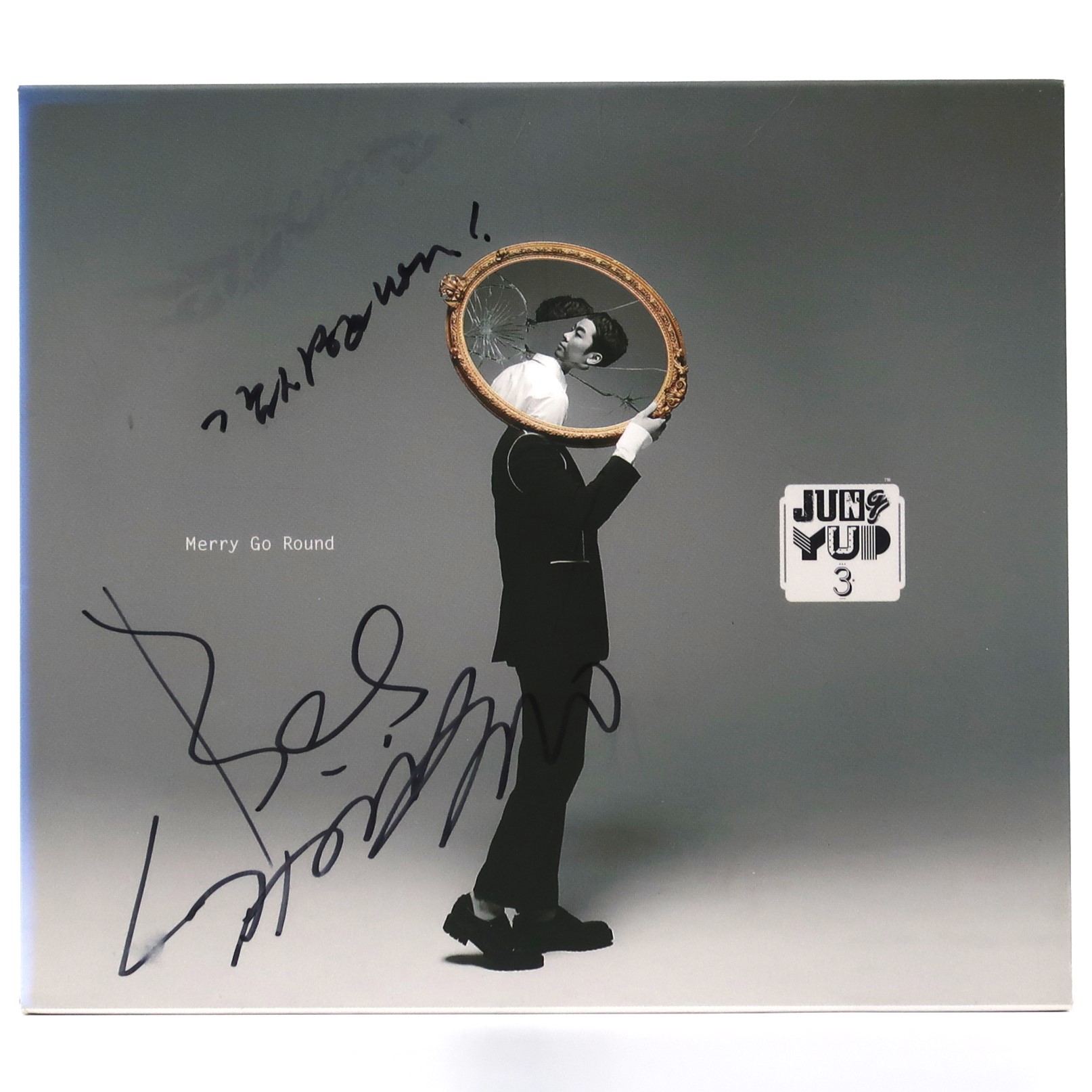 IMG_7276 Jung Yup - Merry Go Round Signed Autographed CD Album Promo K-Pop 2014