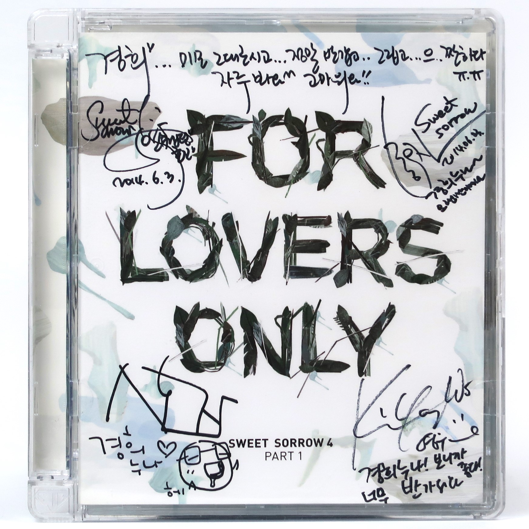 IMG_7495 Sweet Sorrow - For Lovers Only Signed Autographed CD Album Promo K-Pop 2014
