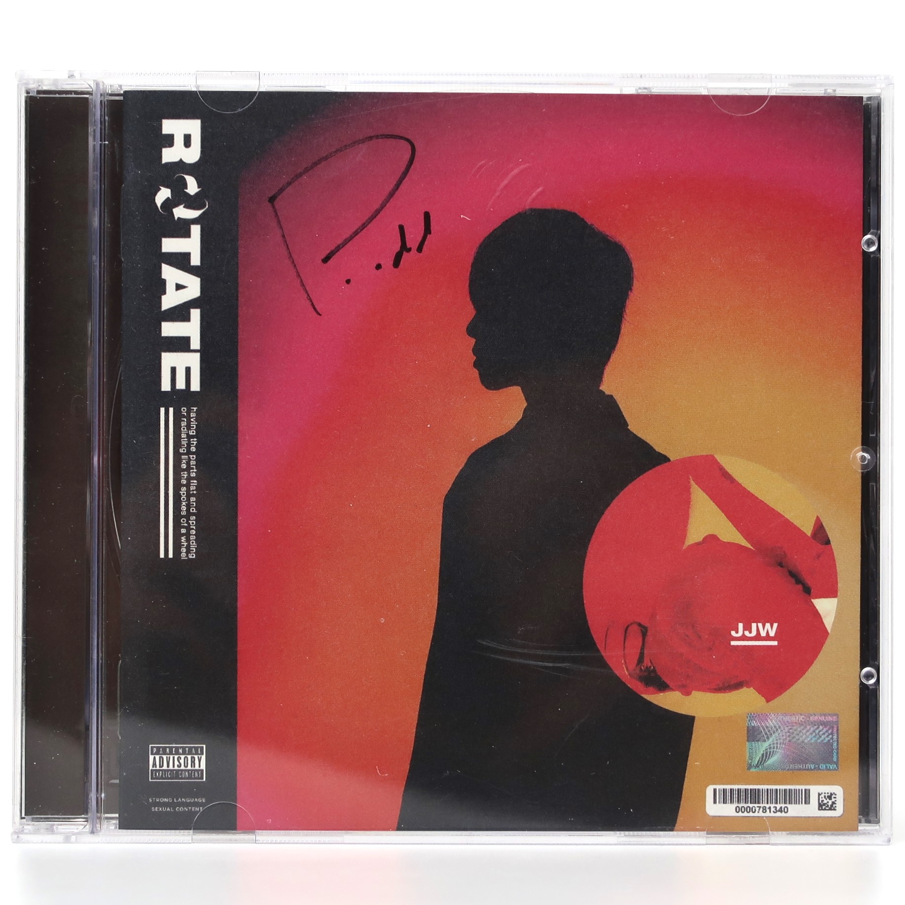 IMG_7553 Jung Jinwoo - Rotate Signed CD Album Promo K-Pop 2018 Planetarium Records