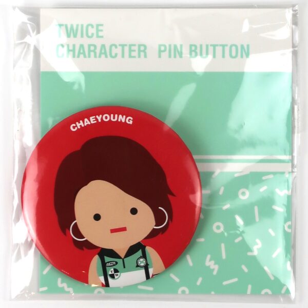 Twice Character Pin Button Chaeyoung 2018
