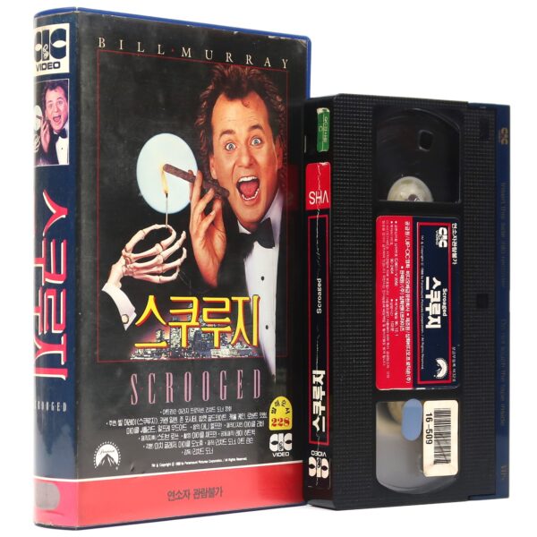 Scrooged (1988) Korean VHS Rental [NTSC] Korea Bill Murray