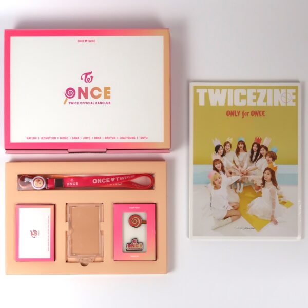 IMG_8604 Twice Once Official Fanclub 1st Generation Goods Complete Set Kit Box