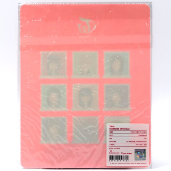 Twice Character Mouse Pad 2017 Official Merchandise New Unused