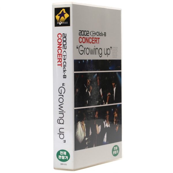 Click-B 2002 Concert Growing Up VHS Video [NTSC] Early K-Pop
