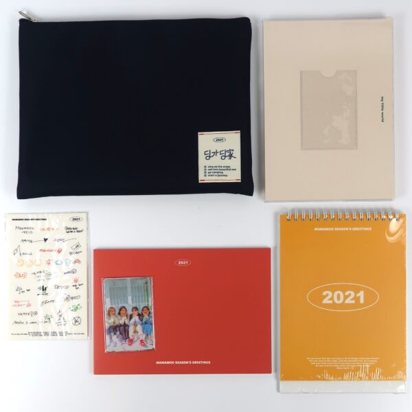 IMG_9226 2021 Mamamoo Season's Greetings Pouch Complete Set