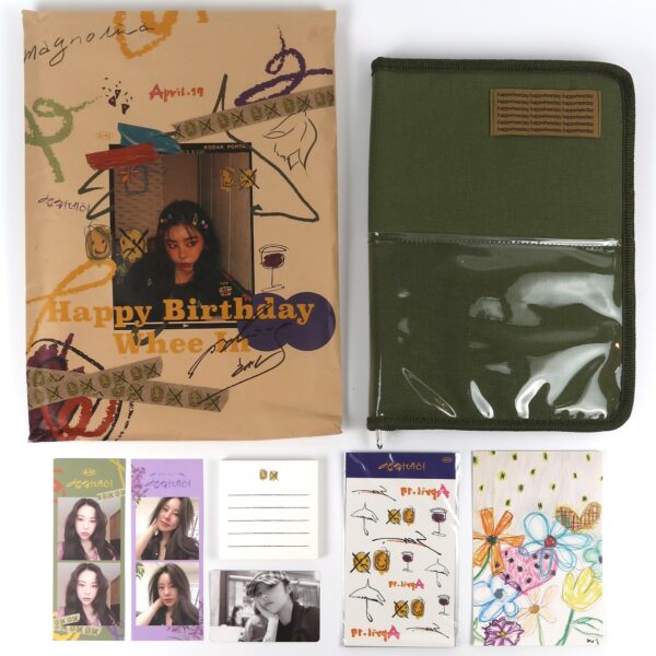 IMG_9236 Happy Birthday Whee In Pouch Set Photocard Mamamoo Official Goods Wheein