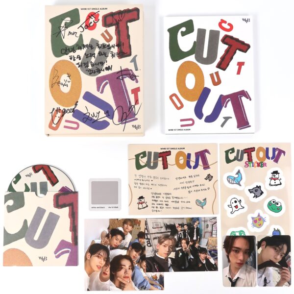 WHIB - Cut Out [Color Ver.] Signed + Message Promo CD Album K-Pop 2023