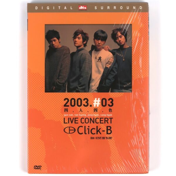 Click B - 2003 Live Concert DVD K-Pop Korea