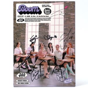 IMG_0289 Rocket Punch - Boom Signed Autographed CD Single Album Promo K-pop 2023