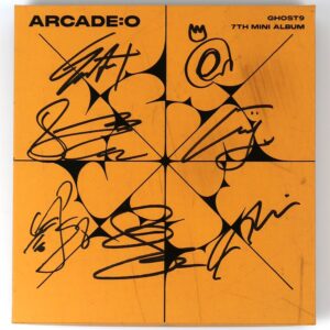 IMG_0357 Ghost9 - Arcade:O Signed Autographed Promo CD Album Yellow K-Pop 2023